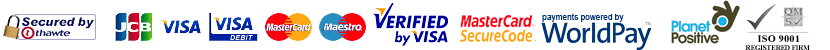 We accept the following payment methods