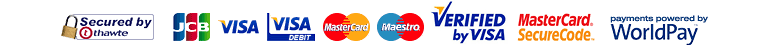 We accept the following payment methods