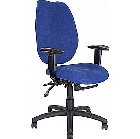 24 Hour Ergonomic High Back Operator Chair £144 - Office Furniture