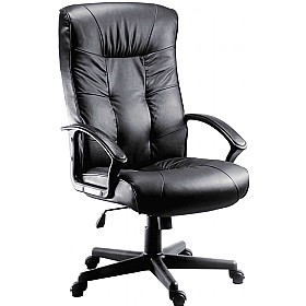 Gloucester Leather Faced Manager Chair £123 - Office Furniture