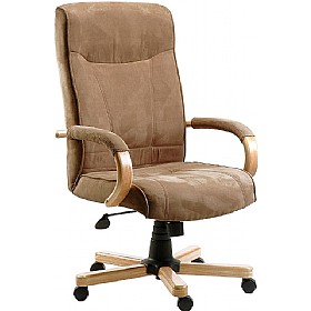 Guildford Faux Suede Manager Chair &pound;127 - Office Furniture