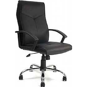 Oregon Leather Faced Manager chair £98 - Office Furniture
