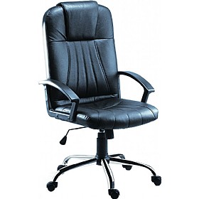 Michelle Leather Faced Manager Chair £93 - Office Furniture
