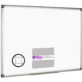 Bi-Office Magnetic Gridded Whiteboard &pound;32 - Display & Presentation