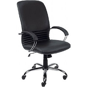 Mirage Leather Faced Manager Chair &pound;149 - Office Furniture