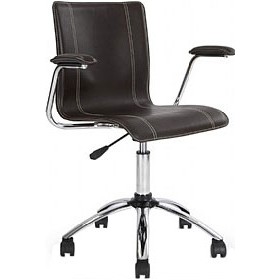 Torino Leather Faced Studio Chair &pound;99 - Office Furniture