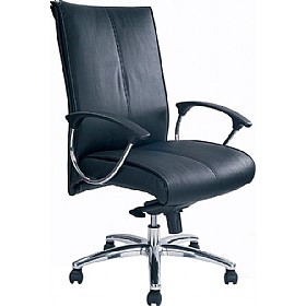 Cleveland Leather Faced Manager Chair £193 - Office Furniture