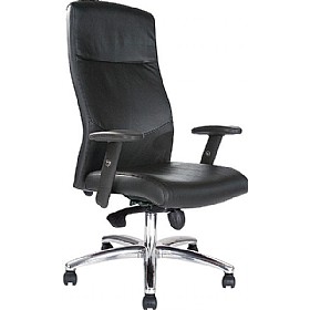 Professional Leather Faced Manager Chair &pound;175 - Office Furniture