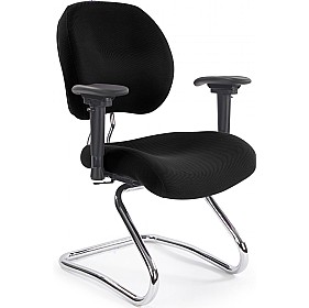 Designer Ergo Fabric Visitor Chair £167 - Office Furniture