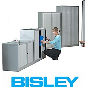 Bisley Tambour Door Cupboards £300 - Office Furniture