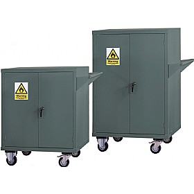 Mobile Flammable Storage Cupboards - Grey £449 - Workshop