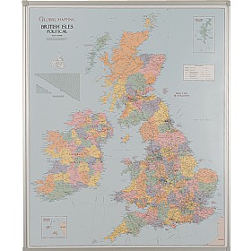 Busyboard UK County Boundaries Map &pound;134 - Display & Presentation
