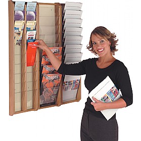 Oak Modular Leaflet Dispensers £103 - Display & Presentation