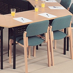 Easyfold� Folding Trapezoidal Meeting Tables &pound;207 - Office Furniture