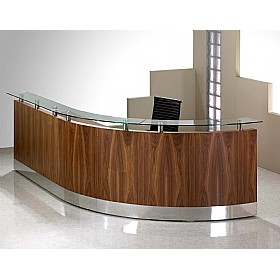 Fulcrum Veneer Professional Bespoke Reception £961 - Office Furniture