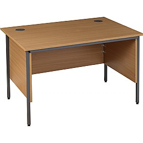 Annandale H-Leg Rectangular Desks With Modesty Panels £62 - Office Furniture