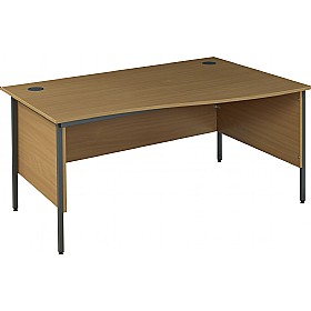 Annandale Basic H-Leg Wave Desk £109 - Office Furniture