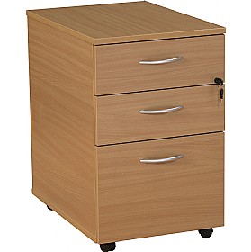 Deluxe Wooden Mobile Pedestals &pound;137 - Office Furniture