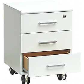 Black & White Under Desk Mobile Pedestal £128 - Office Furniture