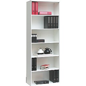 Black & White Home Office Bookcases (White) £75 - Office Furniture