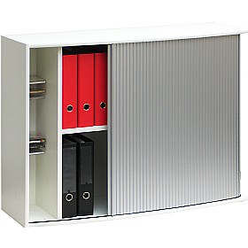 Black & White Home Office Tambour Storage Unit (White) £236 - Office Furniture