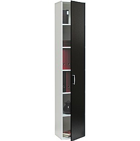 Black & White Home Office Narrow Cupboards &pound;174 - Office Furniture