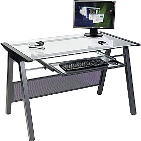 Bench Glass Computer Desk &pound;146 - Office Furniture