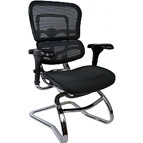 Ergohuman Mesh Visitor Chairs £300 - Office Furniture