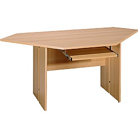 Sun Corner Desk with Keyboard Shelf &pound;158 - Office Furniture
