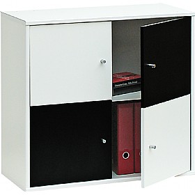 Black & White Checkerboard Cupboard £122 - Office Furniture