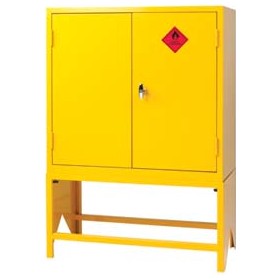 Express Double Door Flammable Liquid Cupboards With Stands £288 - Workshop