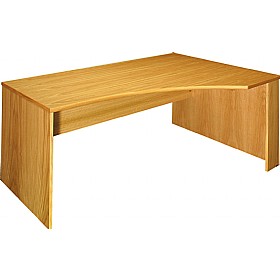 Wood Veneer Ergonomic Desk £324 - Office Furniture