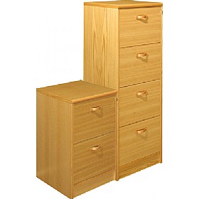 Wood Veneer Filing Cabinets £220 - Office Furniture