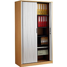 Dalton Tambour Door System Storage Cupboards £242 - Office Furniture