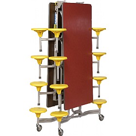 Rectangular 16 Seater Folding Dining Units £885 - Education Furniture