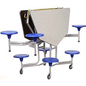Octagonal Graduate 8 Seater Folding Dining Units £799 - Education Furniture