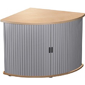 Elegance Desk High Tambour Corner Units £251 - Office Furniture