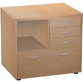 Elegance Desk High Multi Storage Units £318 - Office Furniture