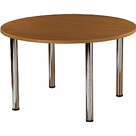 Deluxe Round Tubular Leg Tables £118 - Office Furniture