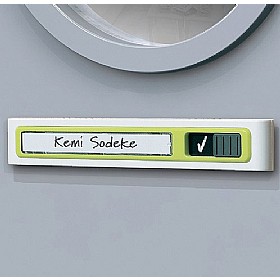 Show Point In/Out Door Name Plates - Pack of 3 £38 - Display & Presentation