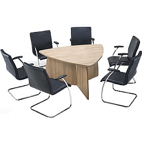 Trilogy Triangular Panel End Boardroom Tables &pound;626 - Office Furniture