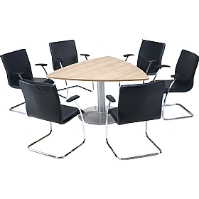 Trilogy Triangular Tulip Boardroom Tables £796 - Office Furniture