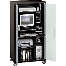 PC Hideaway Media Centre With Glass Doors £327 - Office Furniture
