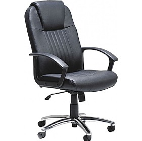 Malvern Leather Faced Manager Chair &pound;104 - Office Furniture