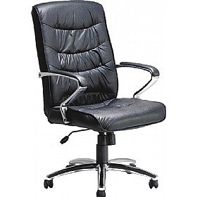 Argyll Leather Faced Manager Chair &pound;127 - Office Furniture