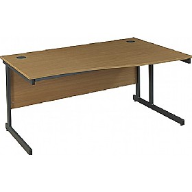 Express Stock Annandale Cantilever Wave Desks £125 - Office Furniture