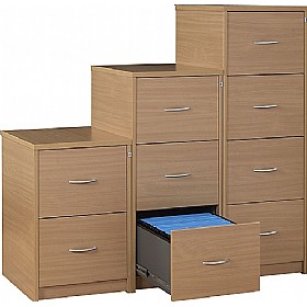 Express Stock Deluxe Wooden Filing Cabinets £133 - Office Furniture