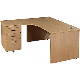 Express Stock Annandale Panel End Combi Desks &pound;179 - Office Furniture