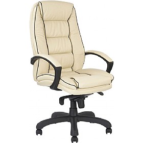 Venus Leather Faced Manager Chair £140 - Office Furniture