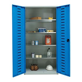 Large Volume Workshop Cupboards With Louvred Doors £431 - Workshop